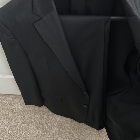 Men’s dark heather, gray, Joseph, a banks, two piece suit with a cat trousers - Picture 6 of 8